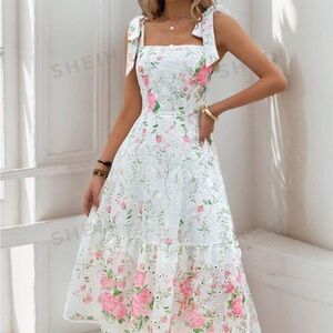 Eyelet dress